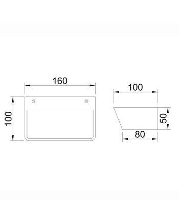 ALTEA * APLIQUE LED BLANCO 15W - 4000K